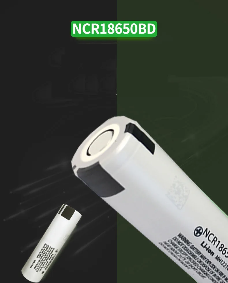 

New original NCR18650BD lithium battery 3200mah 3.7V 10A discharge rechargeable battery for fishing lights