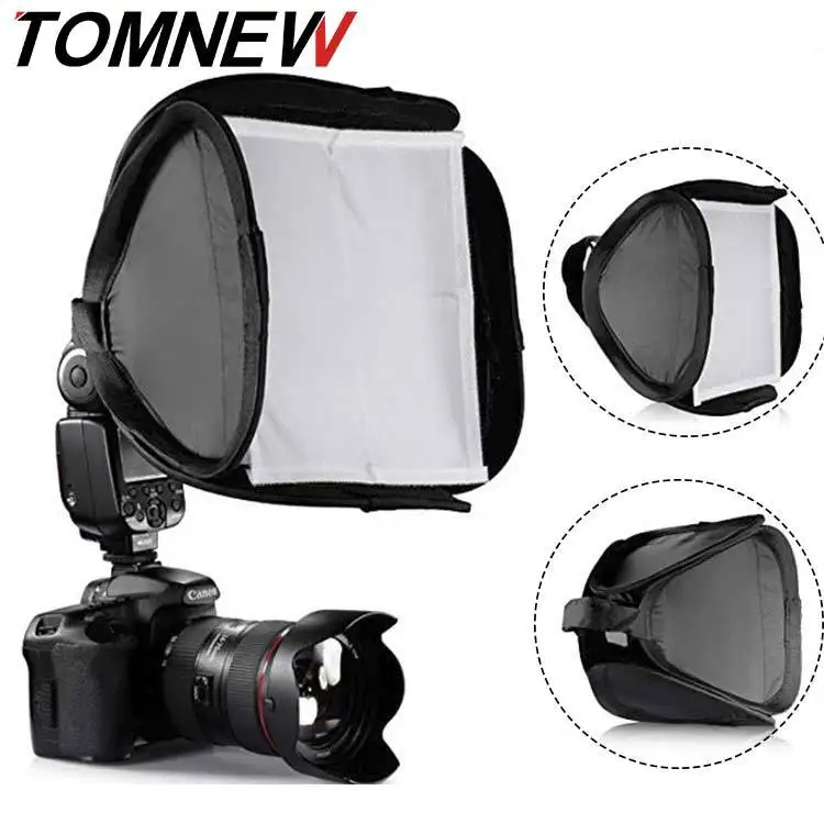 E23* 23 рассеиватель фонарика крышка портативный комплект-топ прожектор лампа софтбокс складной 23X23 см сумка для кормления