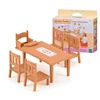 Sylvanian Families Dollhouse Playset Family Table & Chairs Set Accessories Gift Girl Toy No Figure New in Box 4506 1