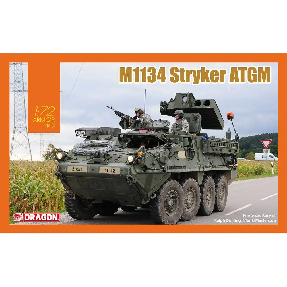DRAGON 7685 1/72 M1134 Stryker ATGM - Scale Model Kit