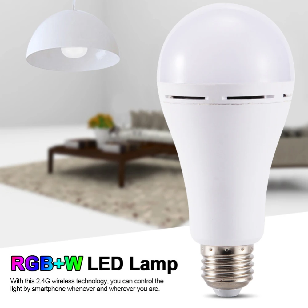

7W RGBW Smart Led Light Bulb Intelligent Dimming Color Changing WIFI Control Light Bulb Amazon Alexa Google Home IFTTT Techlife