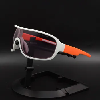 

TR90 Road Bike Glasses Polarized Cycling Sunglasses 3 in 1 Lens All-weather Eyewear mountain Skidproof Spectacles Men Women