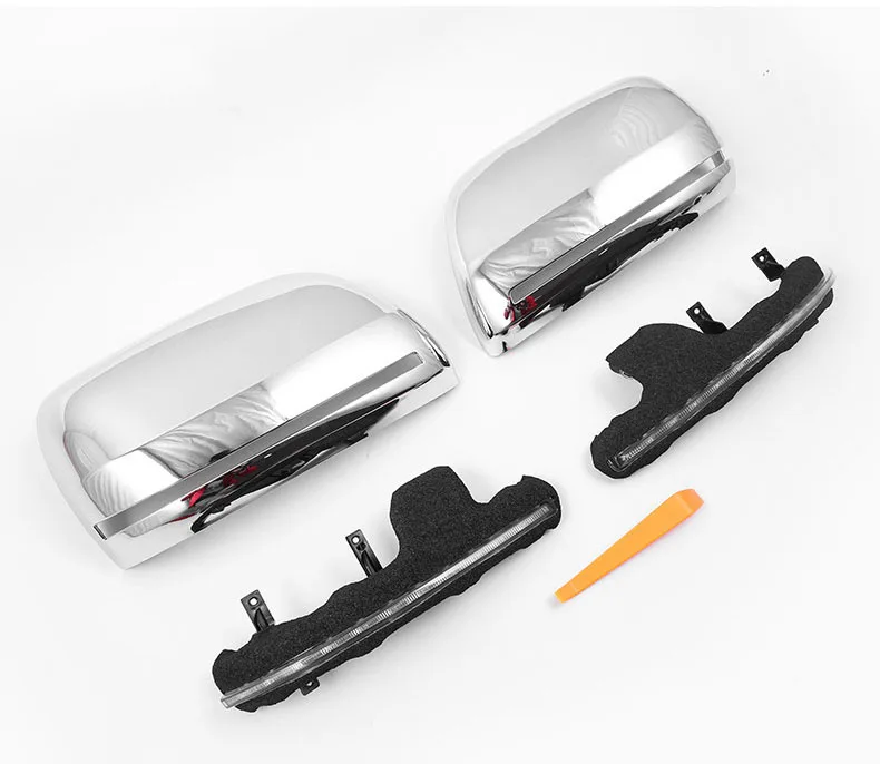  2008-2019 LC200 FJ200 Flowing LED Side Rear-View Mirror Cover Replacement For Toyota Land Cruiser 2 - 4000114323864