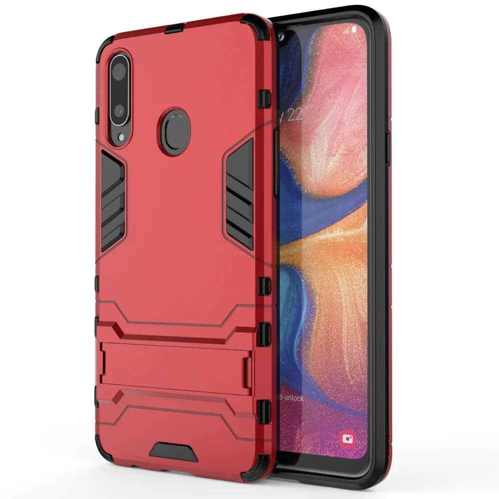 OUDINI задняя крышка Подставка Броня противоударный чехол для samsung Galaxy A20 A20E A20S M20 A2core чехол