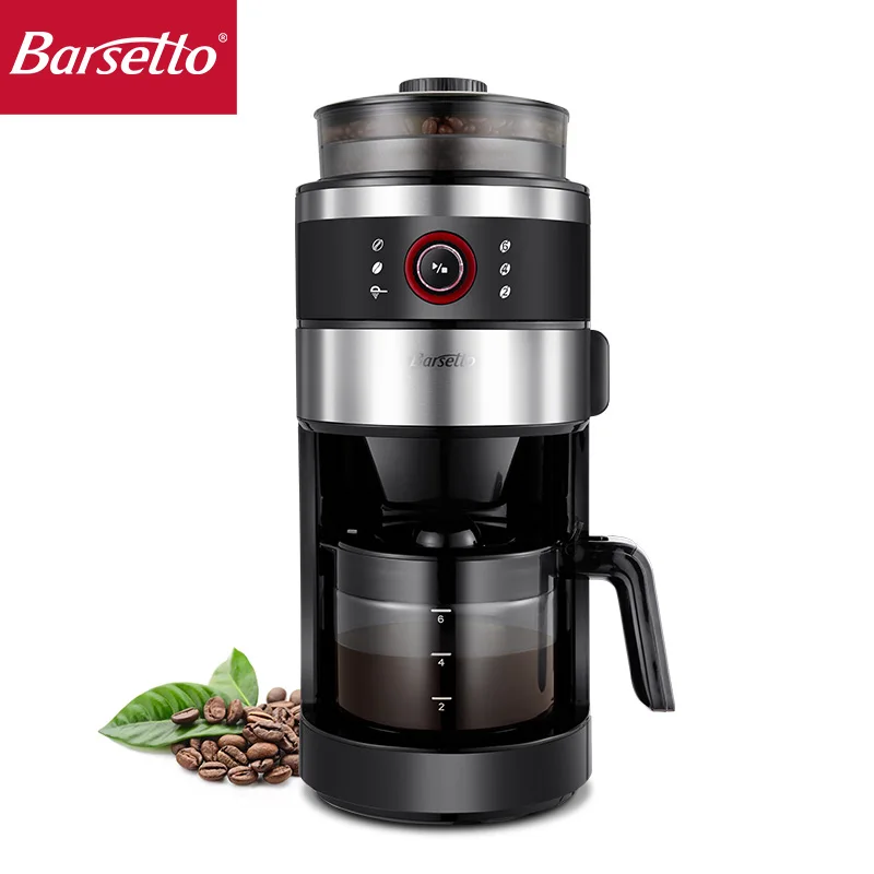 barsetto BAA122 coffee machine fully automatic small American grind drop coffee powder dual