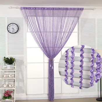 

Bold spiral door curtain tassel curtain flying insect partition living room curtain window kitchen decoration
