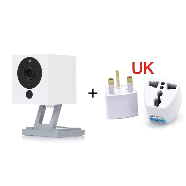 Xiaomi CCTV Mijia Xiaofang 110 градусов F2.0 8X1080 P цифровой зум смарт-камера IP wifi Беспроводная камера - Цвет: add UK plug