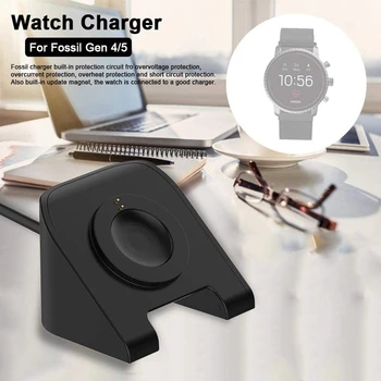 

Wireless Charging Station for Fossil Gen 4 Gen 5 Emporio Armani Smart Watch Misfit Vapor 2 Charger Cable Adapter