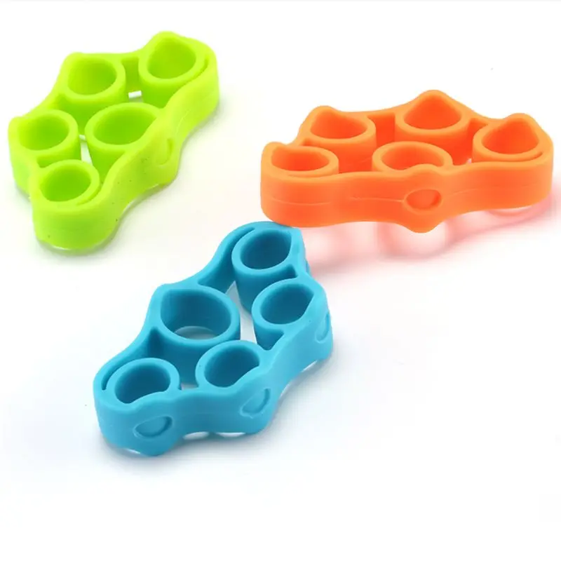 6Pcs Finger Stretcher Set Silica Exerciser Grip Hand Training Extensor Forearm Strengtheners A6HC suit for fitness
