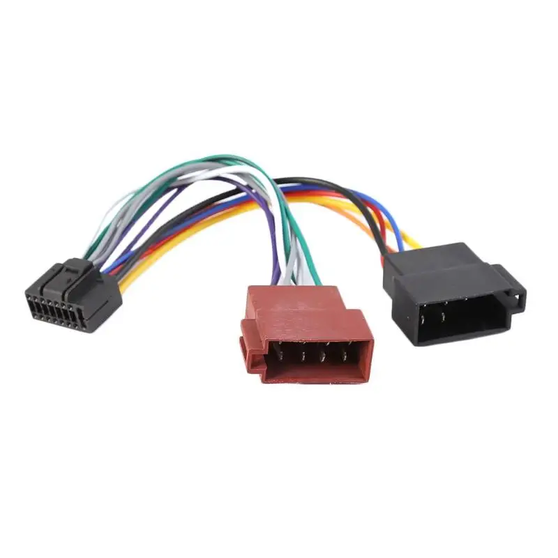 Горячая жгут проводов деликатный дизайн для KENWOOD 16 Pin ISO жгут проводов разъем адаптер автомобиля стерео провода ткацкий станок