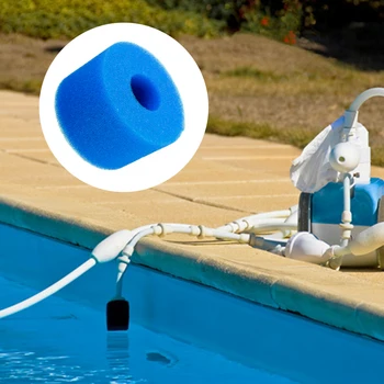 

3PC Swimming Pool Filter Foam Reusable Washable For Intex S1 Type Pool Filter Sponge Cartridge Suitable Bubble Jetted Pure SPA