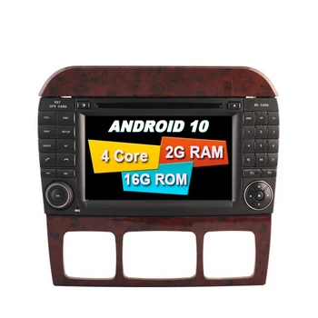 

ANDROID 10 Head Unit FOR BENZ S W220 S280 S320 S350 S400 S430 S500 2din CAR stereo tape recorder radio multimedia DVD PLAYER GPS