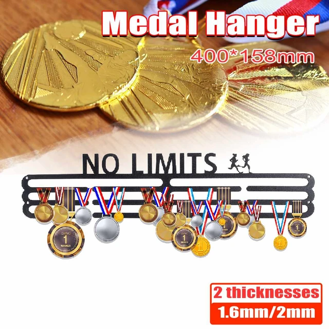 Médailles en Acier Inoxydable Porte-Médailles de Sport Médailles