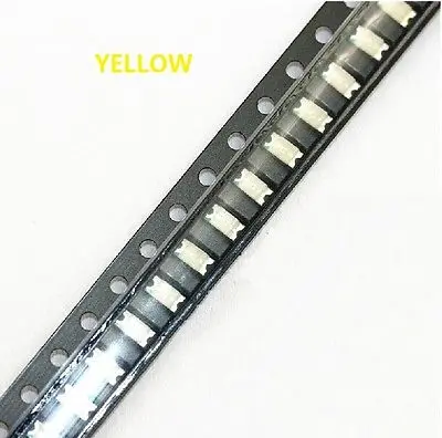 500 шт. SMD SMT 1206 супер яркий желтый светодиодный светильник лампа хорошее качество |