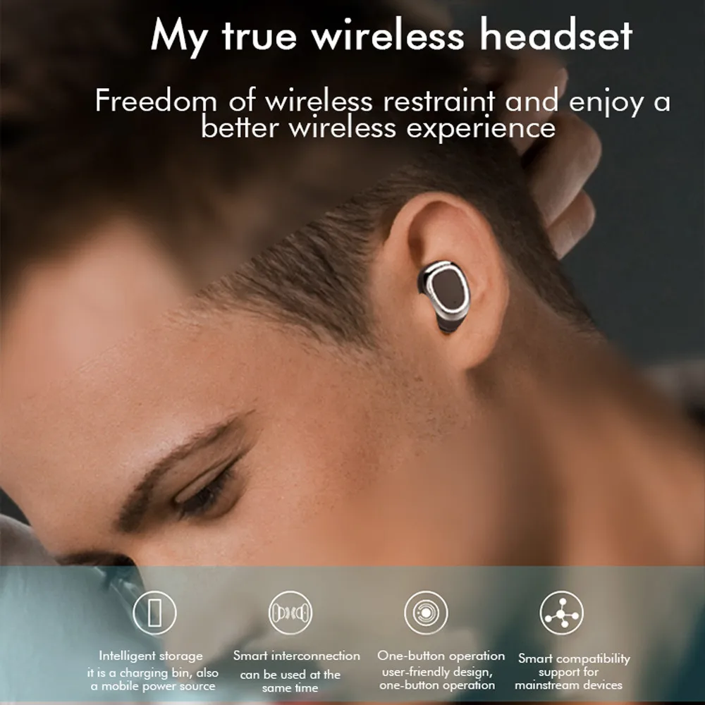 Mosunx портативные мини настоящие Беспроводные Bluetooth Двойные стерео наушники-вкладыши гарнитура спортивные беспроводные Bluetooth стерео наушники