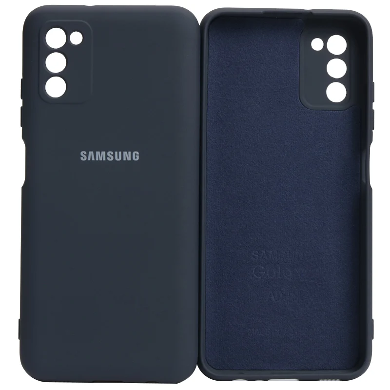iphone pouch with strap For Samsung Galaxy A03S Case Ultrathin Soft Liquid Silicone Cover A 03S High Quality Silky Touch With Camera Protective Shell iphone pouch