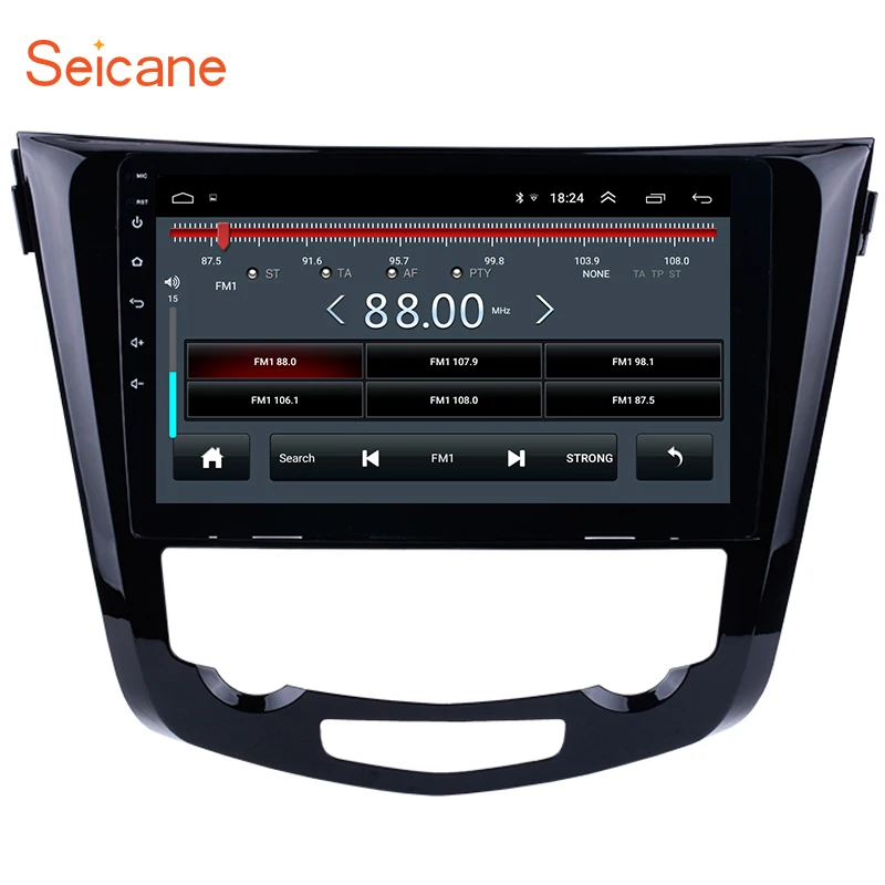 Seicane Android 8,1 10,1 "Автомобильный Радио Стерео gps Navi для 2013 2014 2015 2016 Nissan QashQai X-Trail мультимедийный плеер головное устройство