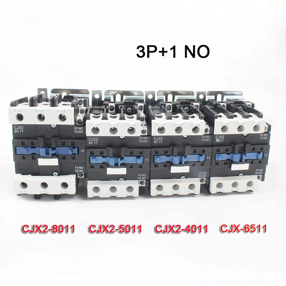 Двигатель реле стартера CJX2-40/50/65/8011 контактор переменного тока 12A Напряжение LC1-D 24V 220V 380V 12V LC1 контактор переменного тока 50/60HZ