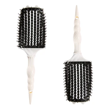 

Hair Scalp Massage Relaxation Comb Hairbrush Bristle Comb Salon Hairdressing Styling Relax Tools Big Bend Comb