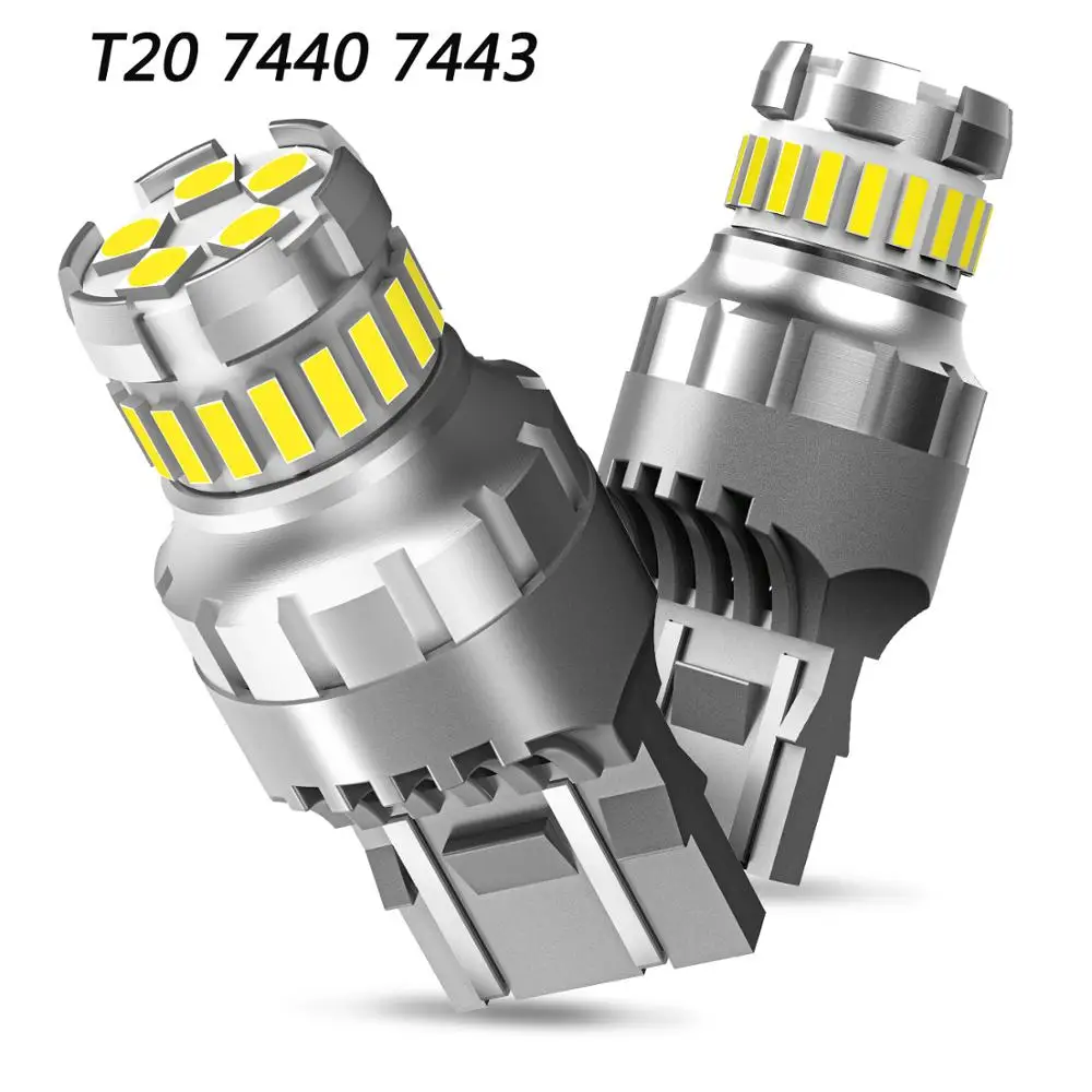 2 шт. P21/5 Вт BA15S P21W светодиодный Canbus 7440 W21W W21/5 Вт светодиодный лампы BAY15D заднего хода автомобиля светильник для Volvo S80 XC90 V50 S40 V70 XC70 V50 V60 - Испускаемый цвет: W21W 7440 7443