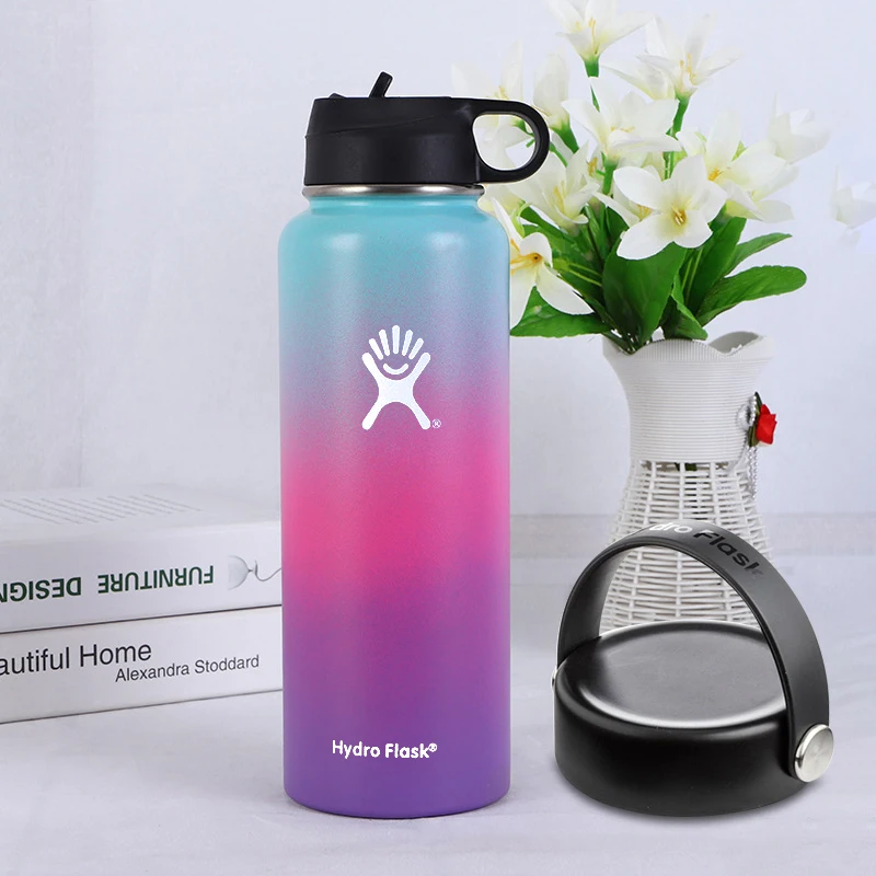 Stainless Steel Water Bottle Thermos Hydroflask Outdoors Sports Wide