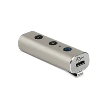 Mini Metal Stainless Steel Bluetooth Headphone Audio Receiver And 3 5mm Adapter 2 in 1 Wireless 4 2 for Headphone Speaker
