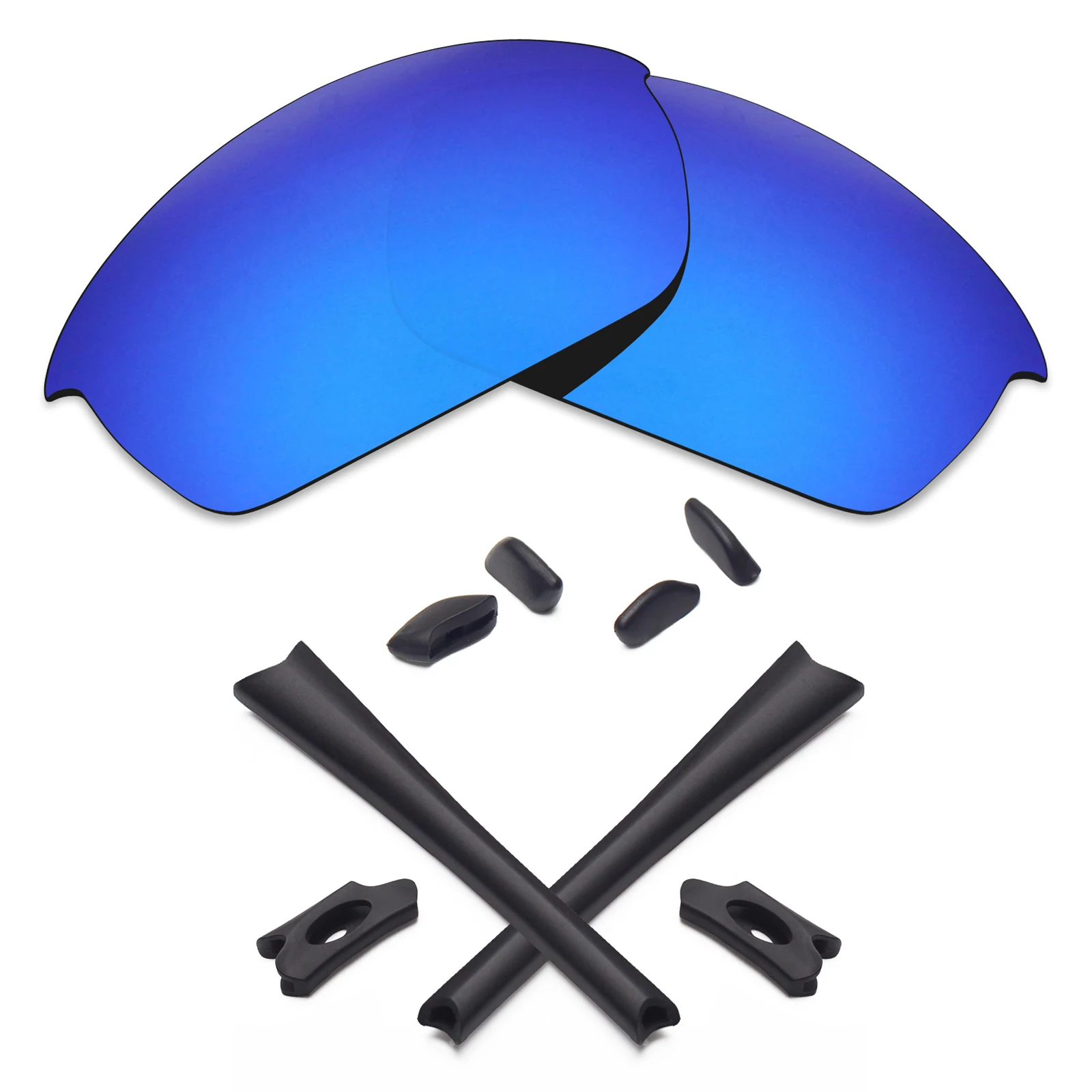 Deep Blue Mryok ПОЛЯРИЗОВАННЫЕ замены оптические линзы для Oakley Бронежилет солнечные очки к куртке линзы(срок службы линзы только)-несколько вариантов - Цвет линз: Deep Blue