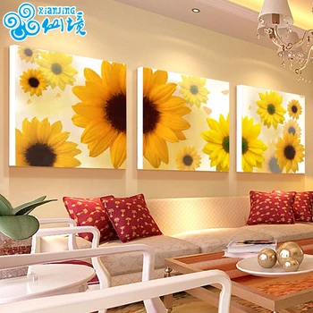 

Flowers Sunflower Diamond Painting Plants Art Tools Accessories Diamond Painting Full Drill Punto Diamante Hand Sewing DE50TZ