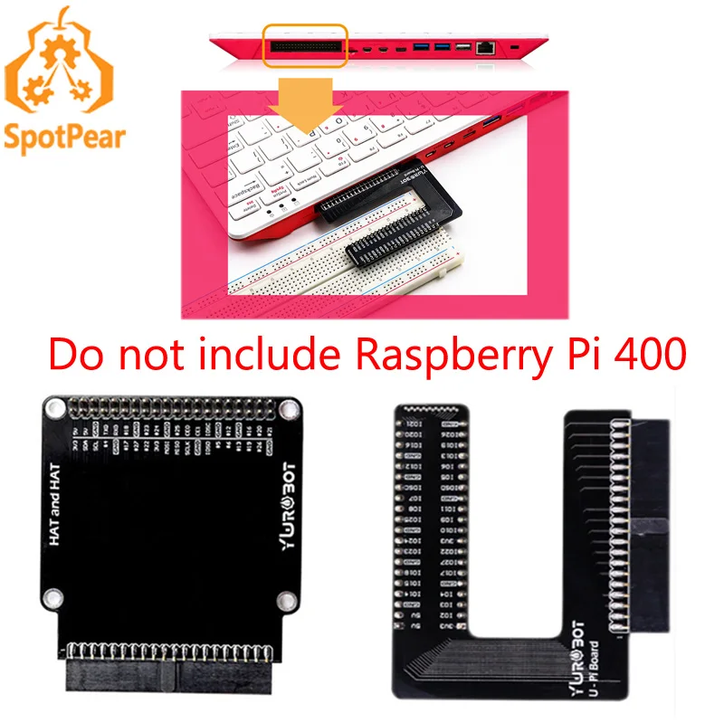Raspberry Pi 400 U-образная плата для хлеба расширения GIPO только | Компьютеры и офис