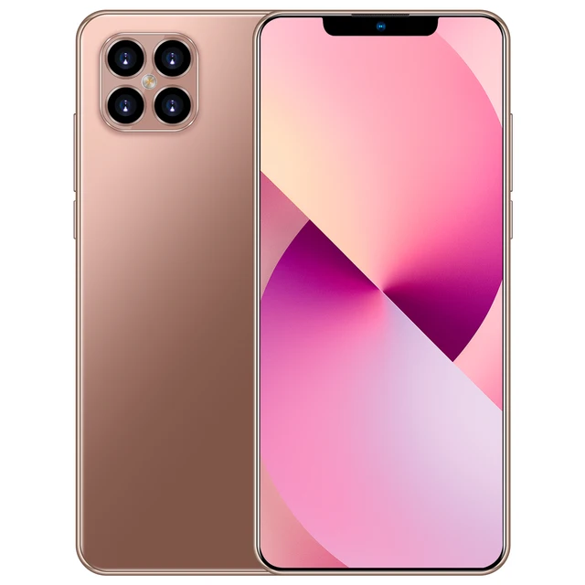 【World Premiere】2021 Globle Version 5G Smartphone for iPhone13 Promax with 512GB Face ID 5G Network Adapt To iPhone Xiaomi Phone Gold