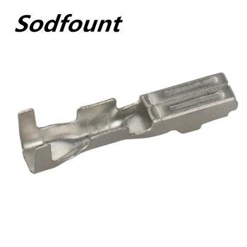 

100pcs H62 brass tinned 2.3mm automotive terminal Automotive connector female terminal DJ613-2.3A