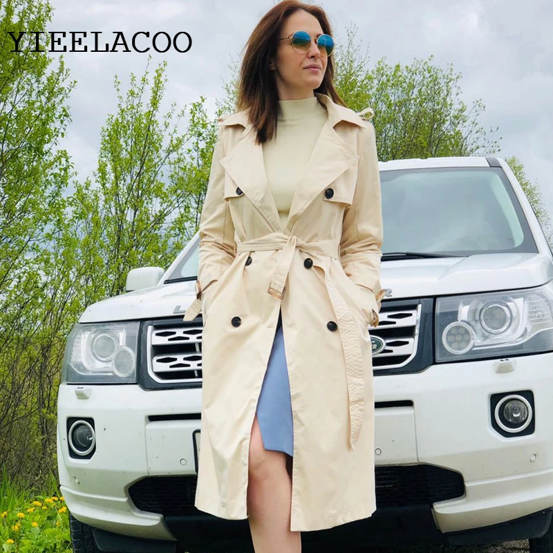 Trench Coat Women Double Breasted Autumn Women's Cloak Long AliExpress