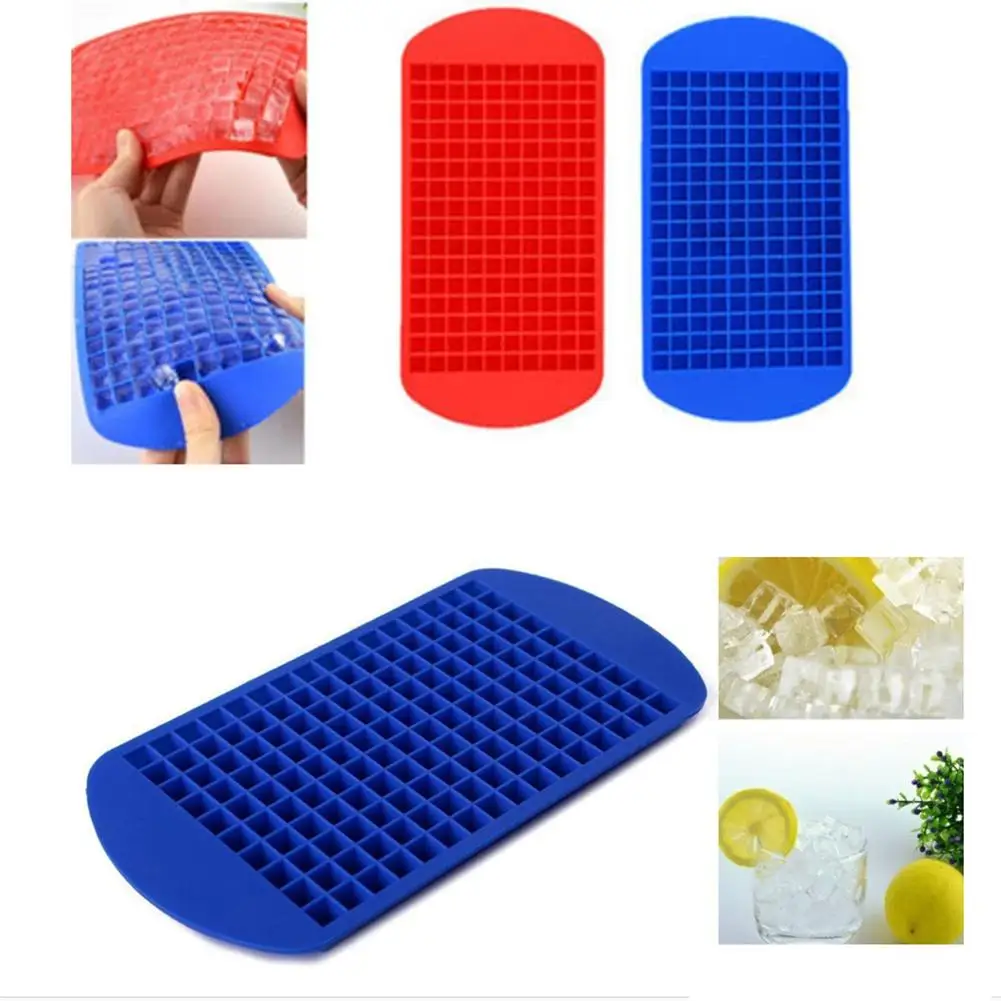 Лоток для льда 160 сеток силиконовый квадратный поднос Форма Шоколадное Желе DIY