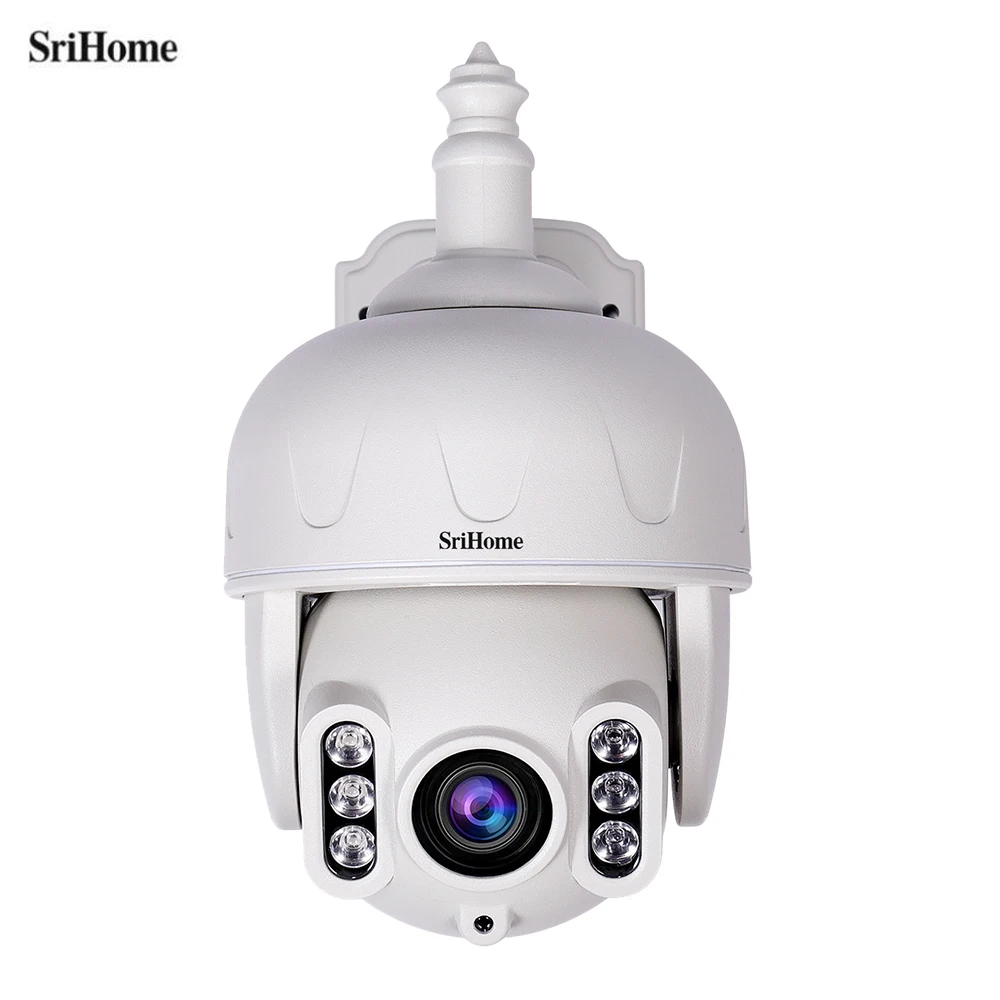  SriHome SH028 Wireless PTZ IP Camera 1080P Outdoor Monitor Support NVR 2-way Audio 5X Optical Zoom 