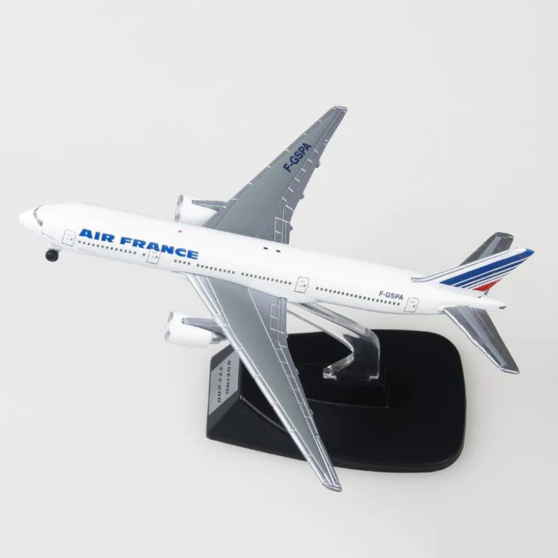 13 см 1/400 масштаб Франция авиалиний Боинг B777 модель воздушного самолета литые игрушки из пластикового сплава дети самолет подарок дисплей шоу