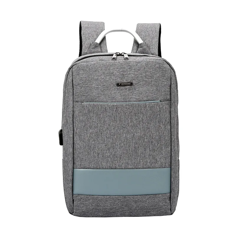

2018 Laptop Backpack Men's Lightweight Simple Trend Rechargeable Laptop Backpack Women's College Student Korean-style School Bag