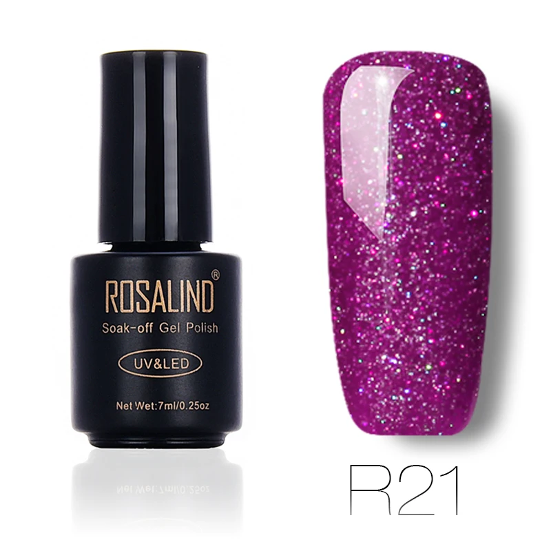 R21 ROSALIND Гель-лак для ногтей гибридные Лаки впитывающие гель для ногтей полуперманентный гель основа верхнее покрытие лак для ногтей для маникюра - Цвет: R21