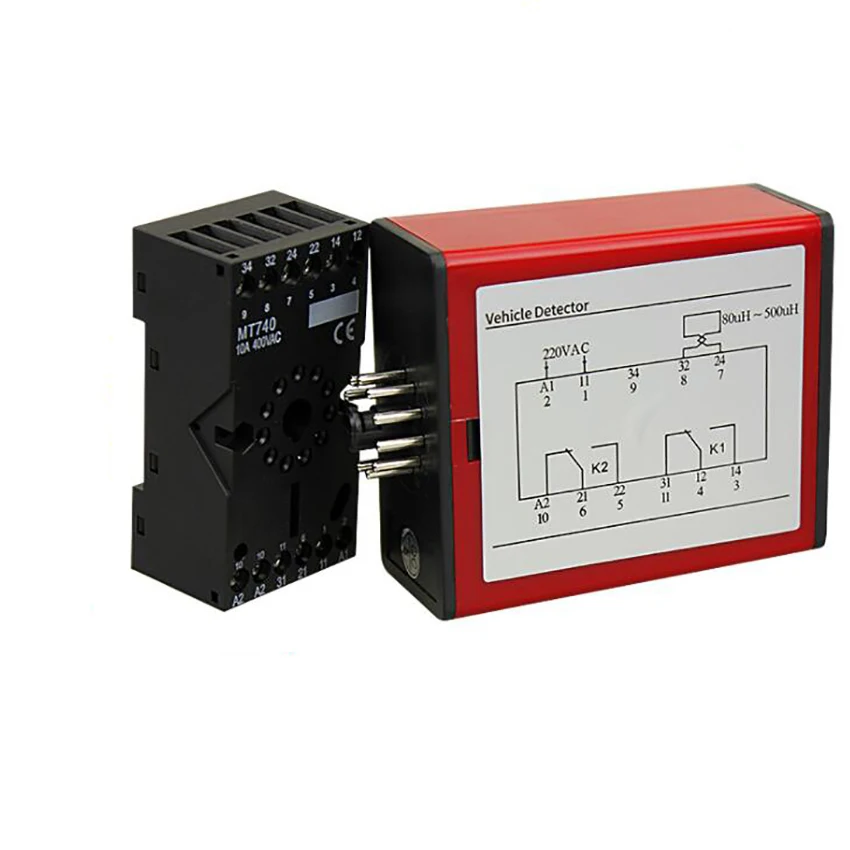Vehicle Loop Detector Ground Car Parking Management System Inductive Barrier Gate Open Sensor Induction Infrared Mechanism Detec