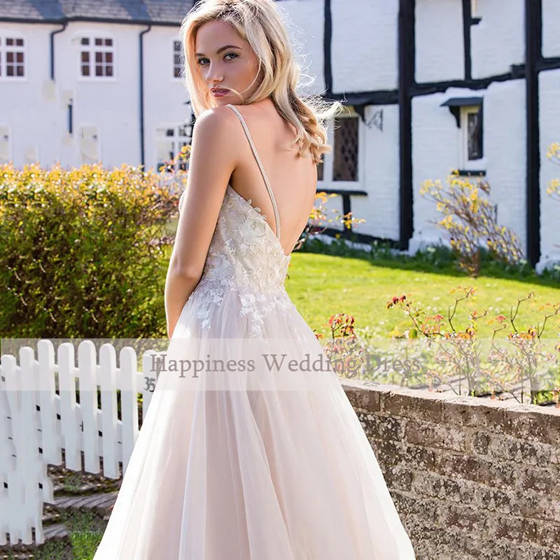 A-Line-Beaded-Lace-Wedding-Dresses-2020-Backless-Appliqued-Tull-Bridal-Gowns-Wedding-Dress-plus-size (2)