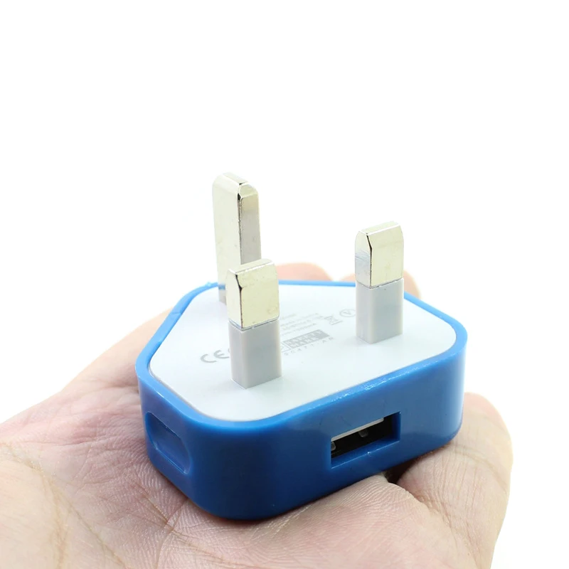 Великобритания штепсельная вилка сетевой 3 Pin USB адаптер питания зарядное устройство для мобильных сотовых телефонов планшет PR