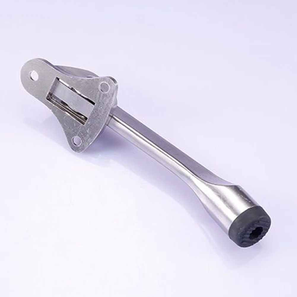 Home Protectors Door Mounted Doorstop Heavy Duty For Bedroom Zinc Alloy Holder Rubber Slip-Resistant Guard Safety Door Stopper