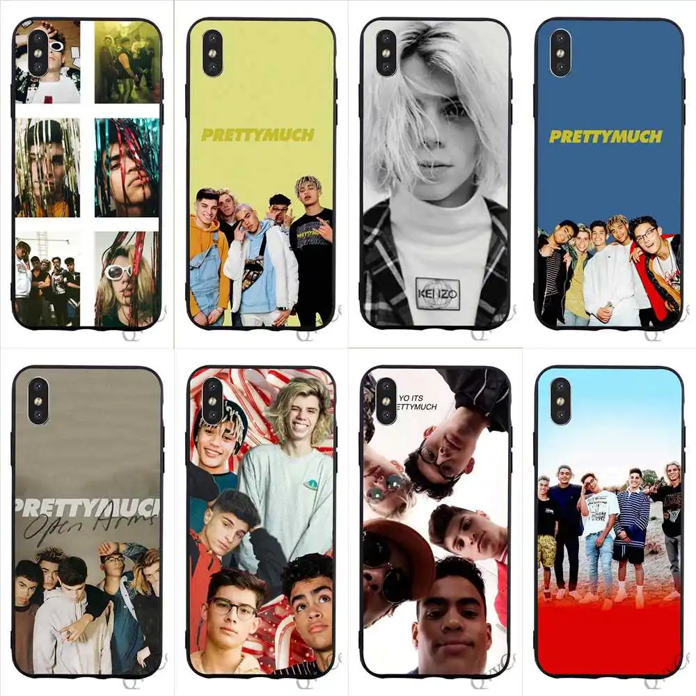 

Print PRETTYMUCH Phone Cover for iPhone 8 Case 7 Plus Xs Max XR X 6 6S 5S 5 SE Cases Back