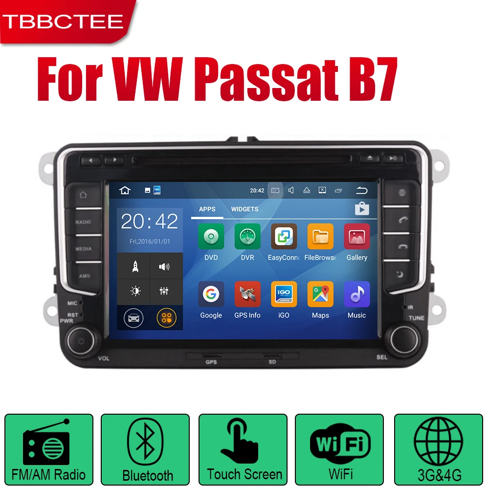 Android автомобильный DVD gps Navi для Volkswagen VW Passat B7 2011 2012 2013 плеер навигация WiFi BT Мультимедиа система аудио
