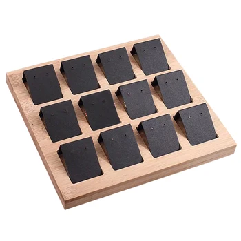 

12Pcs Earring Card Holder with Tray for Earrings Ring Multi-Function Jewelry Storage Box Accessory Display