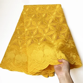 

Latest 2020 Nigerian Swiss Lace High Quality Swiss Voile Lace In Switzerland Dry Cotton African Lace Fabric For Man WomeN