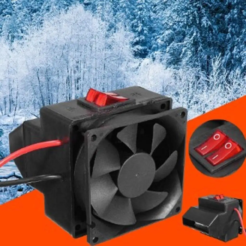 Car Heater Interior Car Warmer 12V Truck Car Heat Cooling Fan 12 Volts 300 WattsHeater Parts