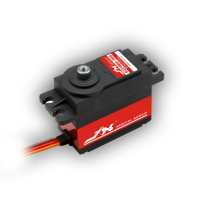 

Оригинальные сервоприводы JX! PDI-6221MG 180 ° 20 кг 180 Угол высокой точности металла шестерни цифровой стандартный сервопривод для RC автомобиля самолета