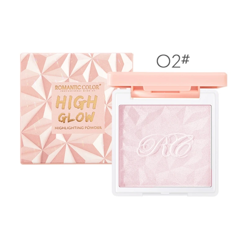 New Highlighter Presses Powder Oil-control Waterproof Smudge-proof Luminous Powder Cosmetic