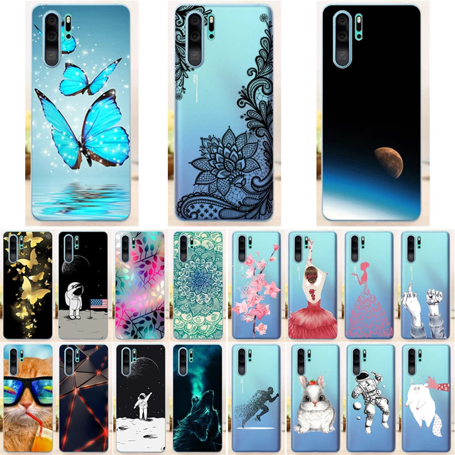 

Cartoon Clear Soft TPU Printed Case for Huawei P30 Pro Silicone Phone Capa Cover for Huawei P 30 Pro P30 lite Case Fundas