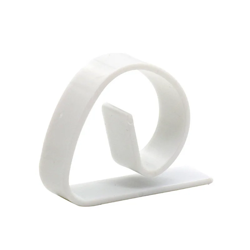 4PCS White Plastic Table Cover Holder Tablecloth Clip Cloth Clamps Home Picnic Clamp Fixed Accessory Tools